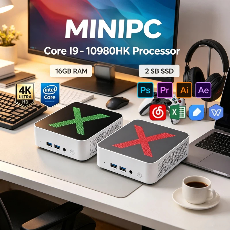 Pc Gaming Editing - X-Series Mini PC Intel I9‑10980HK,16GB RAM