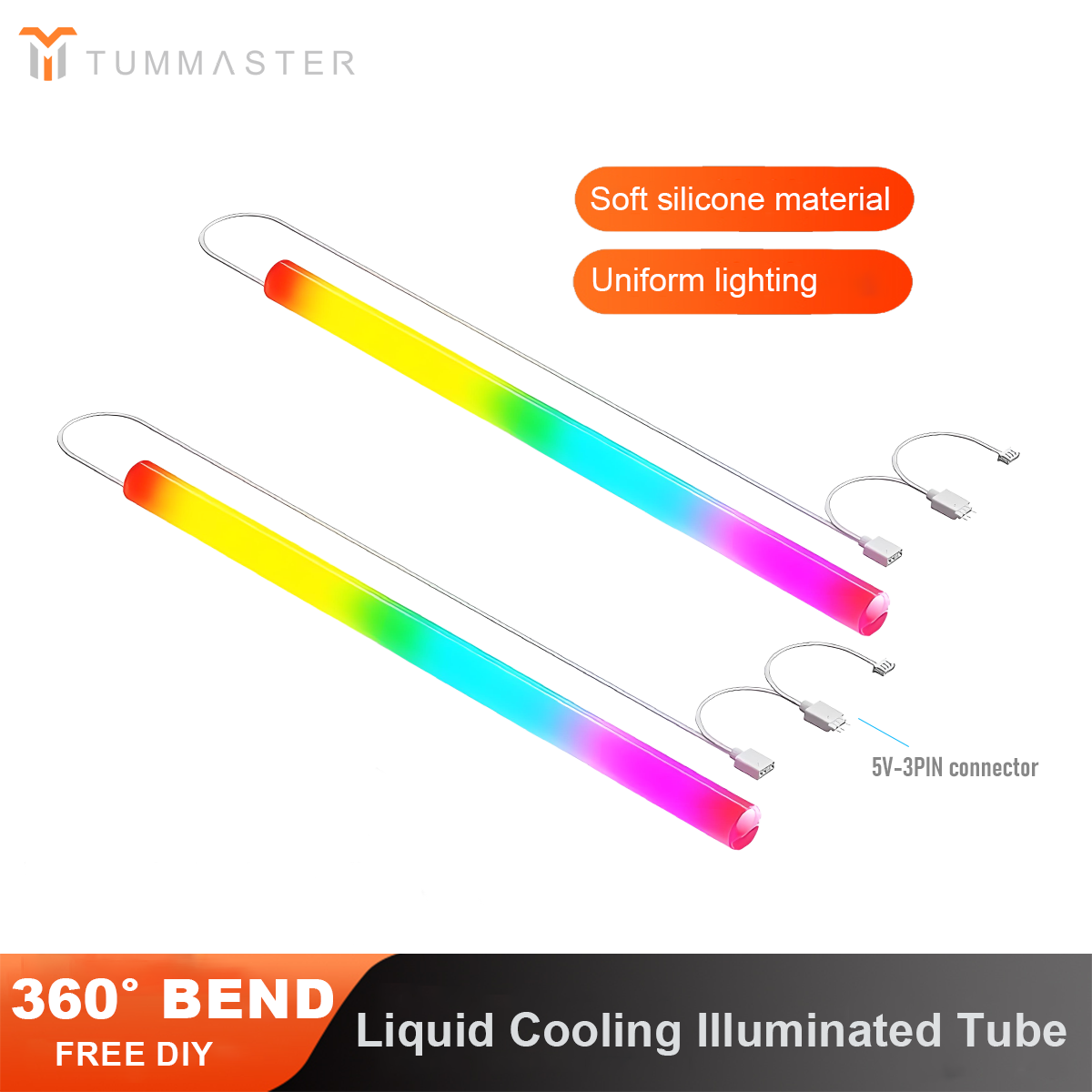 Pc Gaming Rgb - TUMMASTER ARGB Water Cooling Sleeve 5V3
