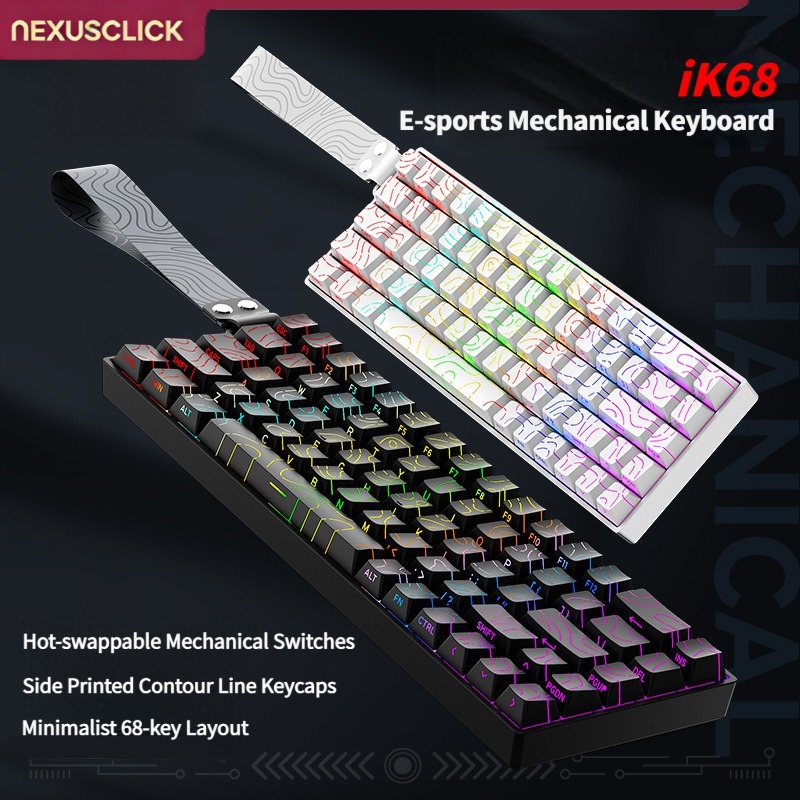 NexusClick iK68 Mini Mechanica - Anti-Ghosting Keyboard 评论和价格