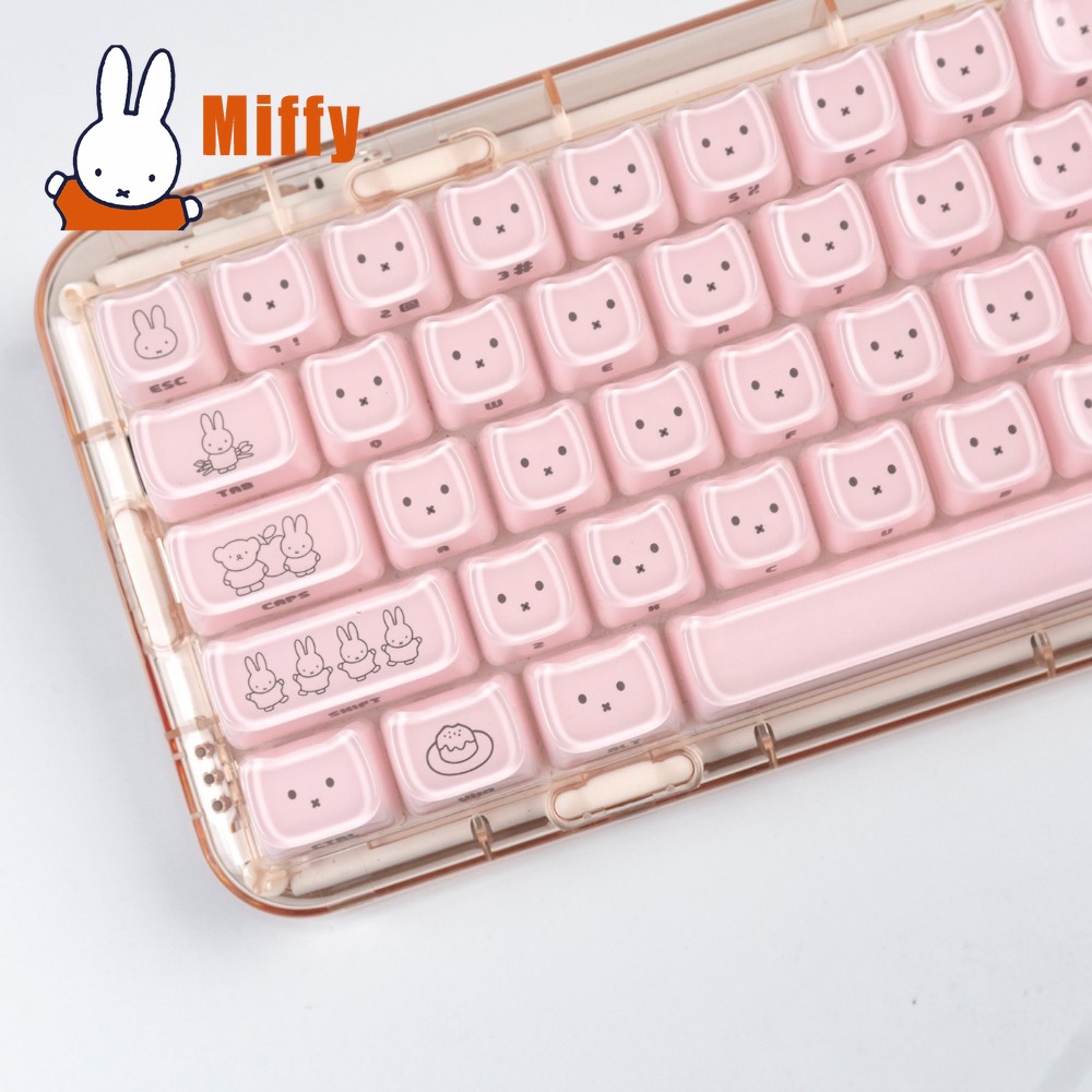 Kawaii Miffy Keycaps Cute Rabb - Pc Gaming Kawaii 评论和价格