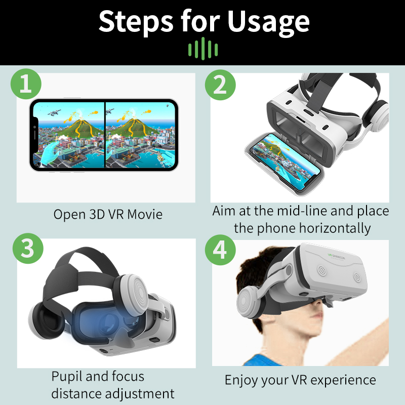3D Viar Phone Virtual Reality  - Vr Headset Pc 评论和价格