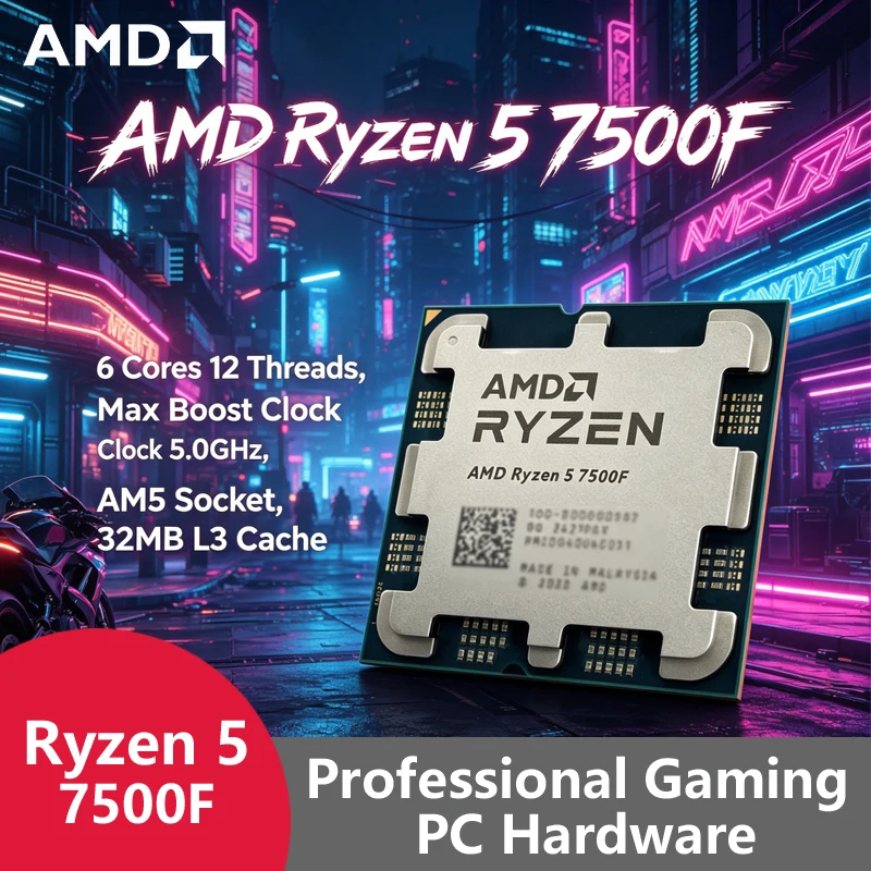 AMD Ryzen 5 7500F AM5 5nm Gami - Pc Gaming Ryzen 5 评论和价格