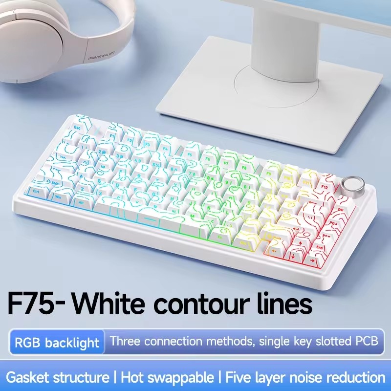 AULA F75 Wireless Gaming Mecha - Pc Gaming Rgb 评论和价格