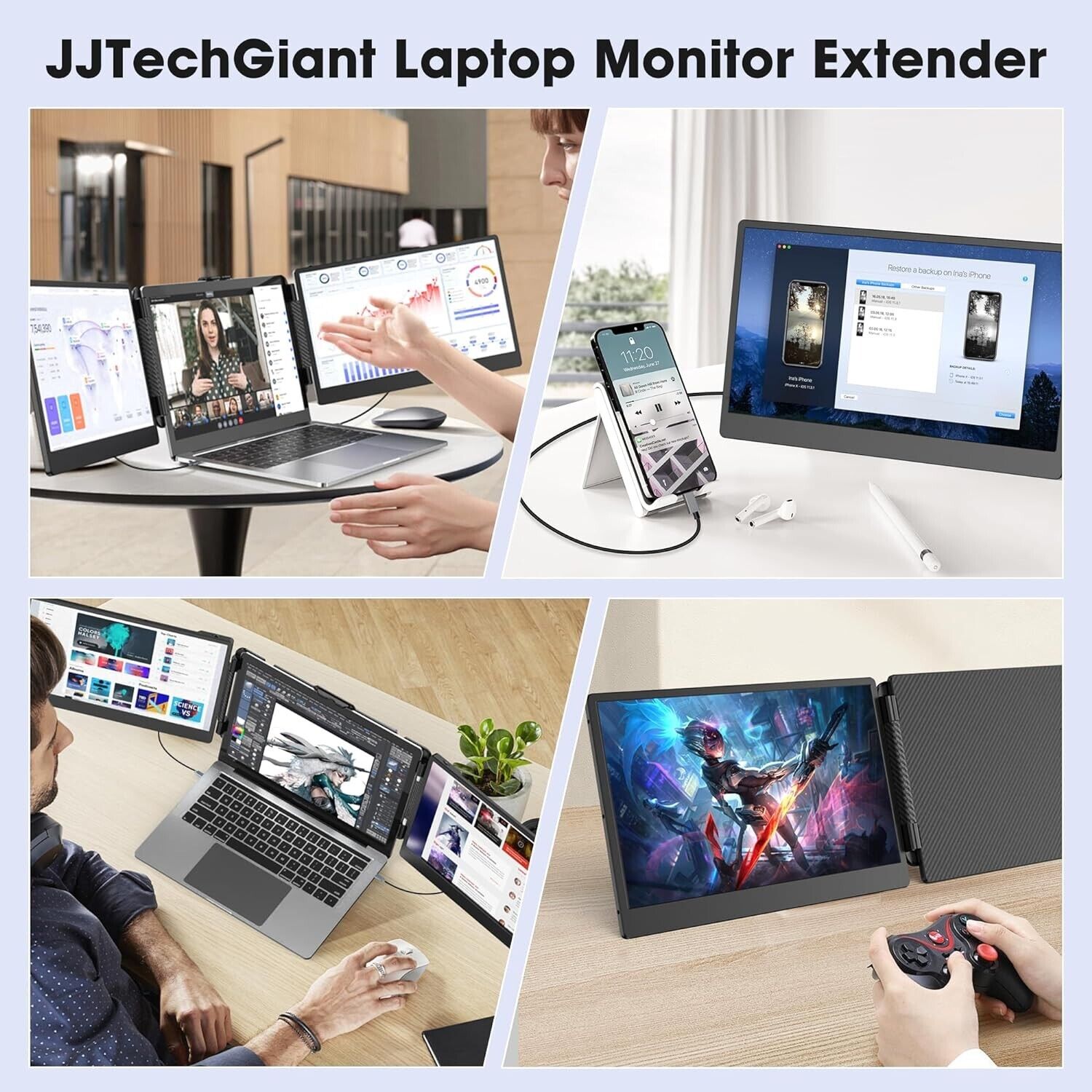 OFFIYA 14 Inch IPS 1080P FHD D - High Refresh Monitor 评论和价格