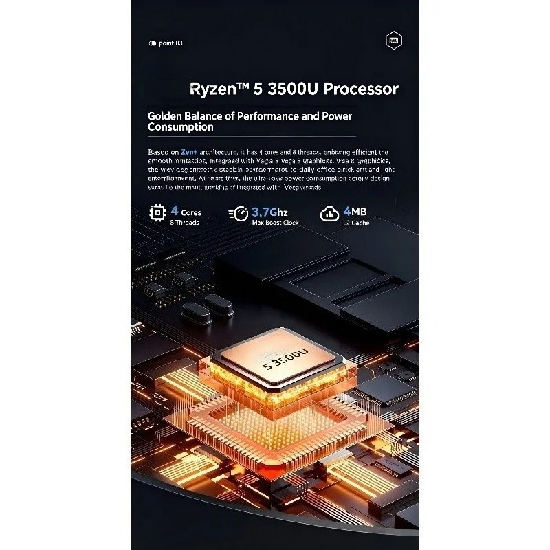 Ryzen 5 3500U Mini PC Industri - Pc Gaming Ryzen 5 评论和价格