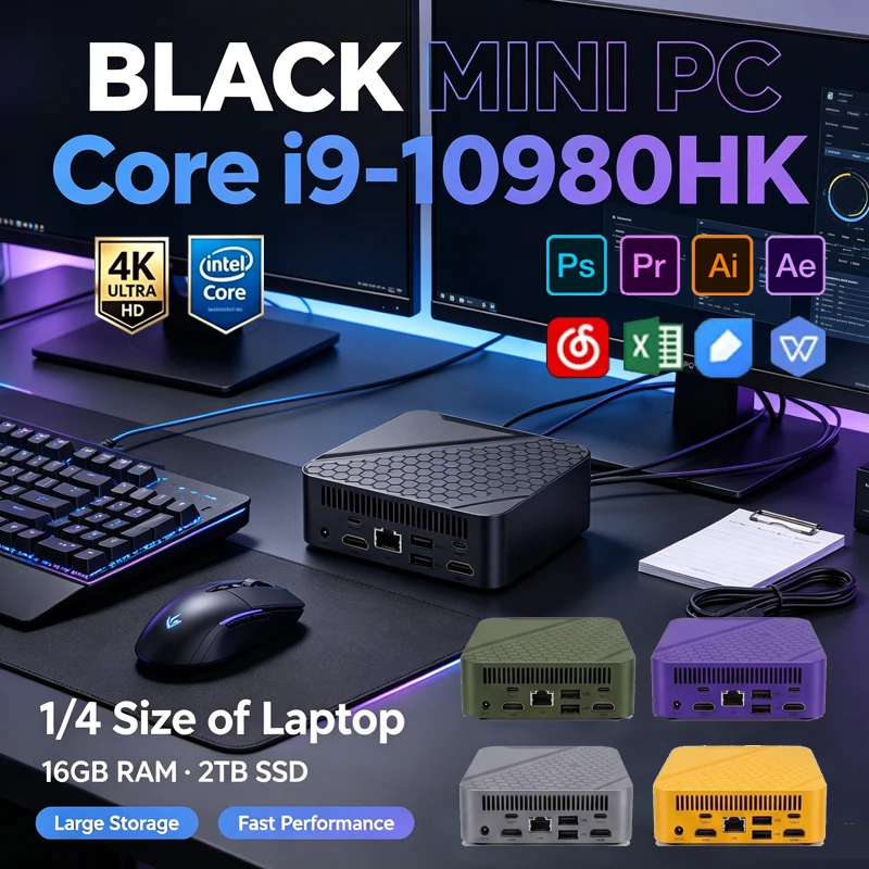 Colorful Portable Mini PC, Int - Pc Gaming Editing 评论和价格