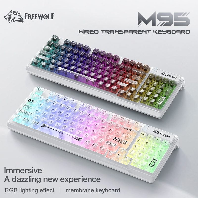 98% Compact Layout Wired RGB S - Anti-Ghosting Keyboard 评论和价格