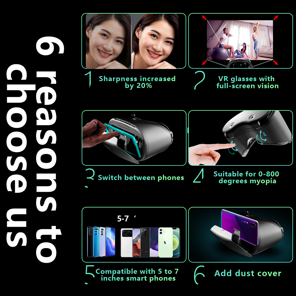 3D Virtual Reality VR Glasses  - Vr Headset Pc 评论和价格
