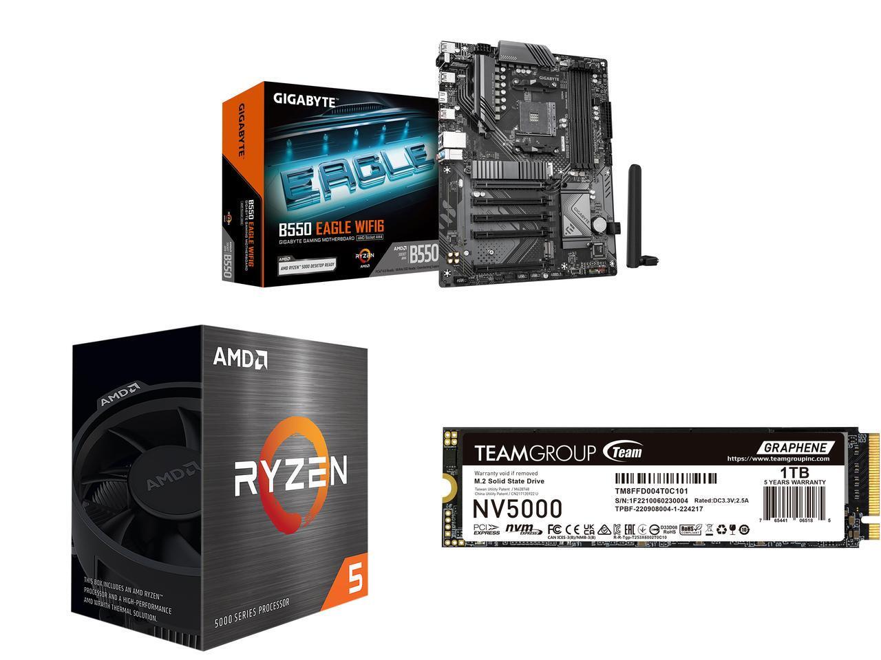 GIGABYTE B550 EAGLE WIFI6 Moth - Pc Gaming Ryzen 5 评论和价格