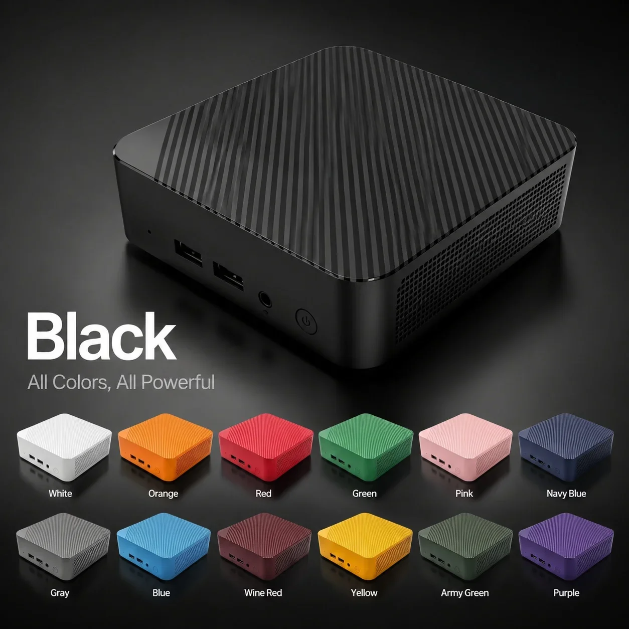 High-Performance Color Mini PC - Pc Gaming Editing 评论和价格