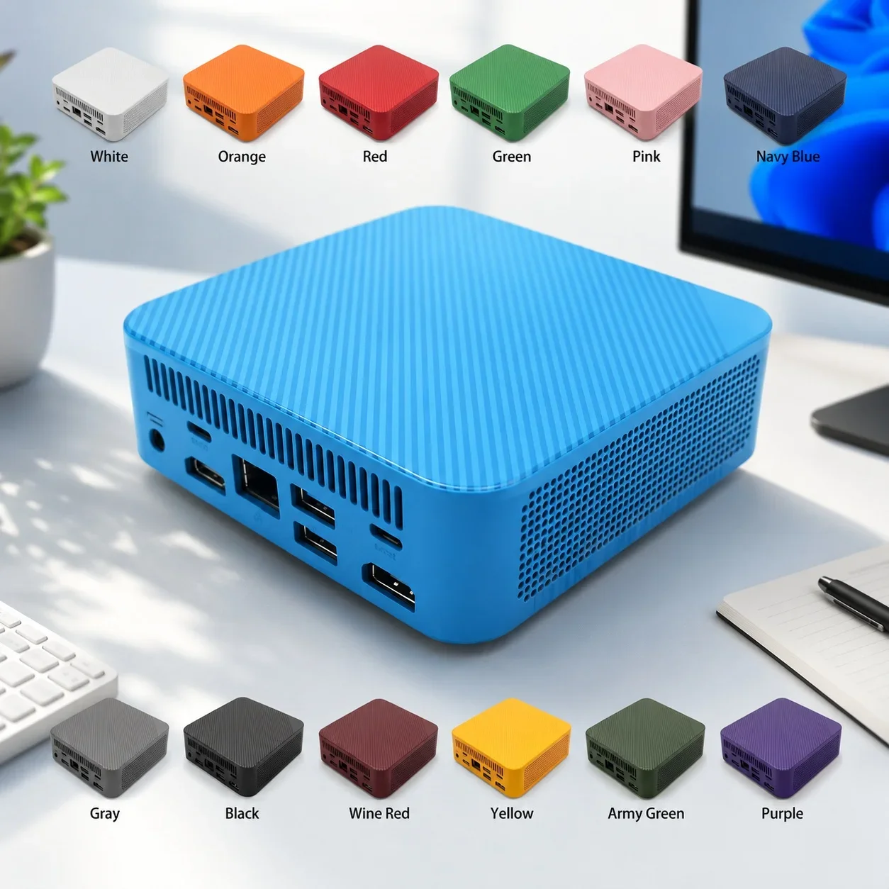 High-Performance Color Mini PC - Pc Gaming Editing 评论和价格
