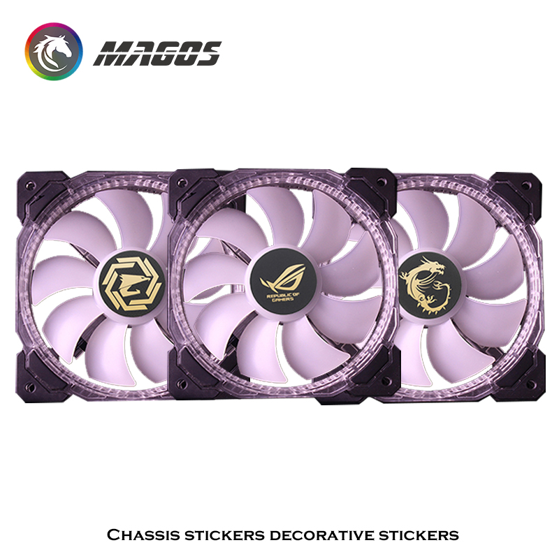 Computer Case Fan Metal Sticke - Pc Gaming Rog 评论和价格