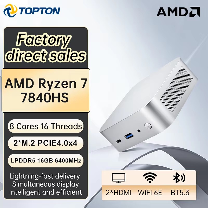 Topton Portable Gaming Mini PC - Pc Gaming Ryzen 5 评论和价格
