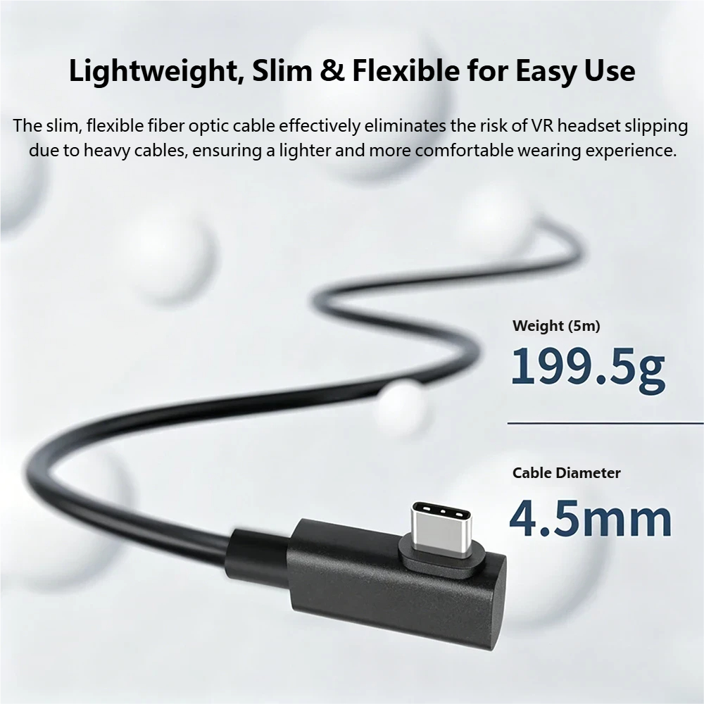 5m VR Link Fiber Optic Cable A - Vr Headset Pc 评论和价格