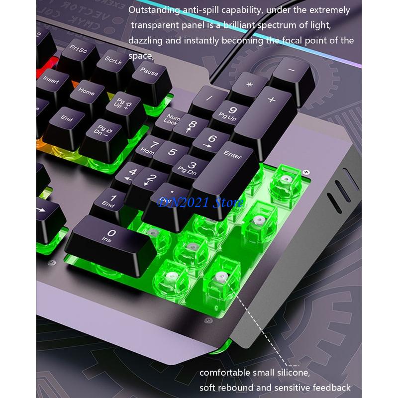 F3KE DS600 Ergonomic Corded Ke - Anti-Ghosting Keyboard 评论和价格