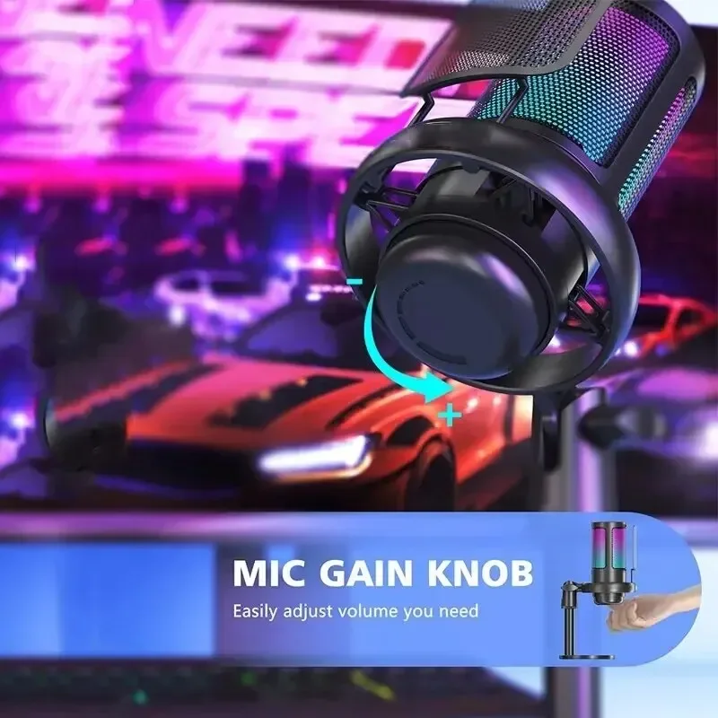 Professional USB Studio Microp - Pc Gaming Youtuber 评论和价格