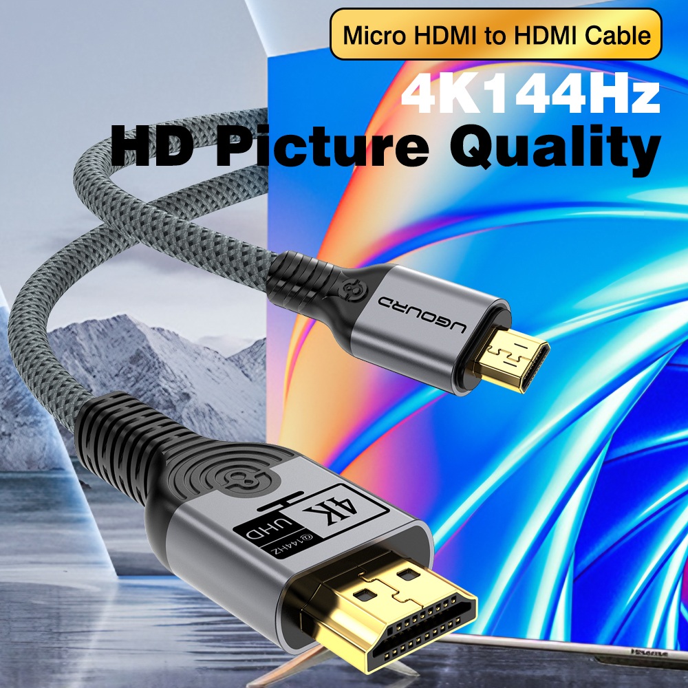 UGOURD Nylon Braided Micro HDM - High Refresh Monitor 评论和价格