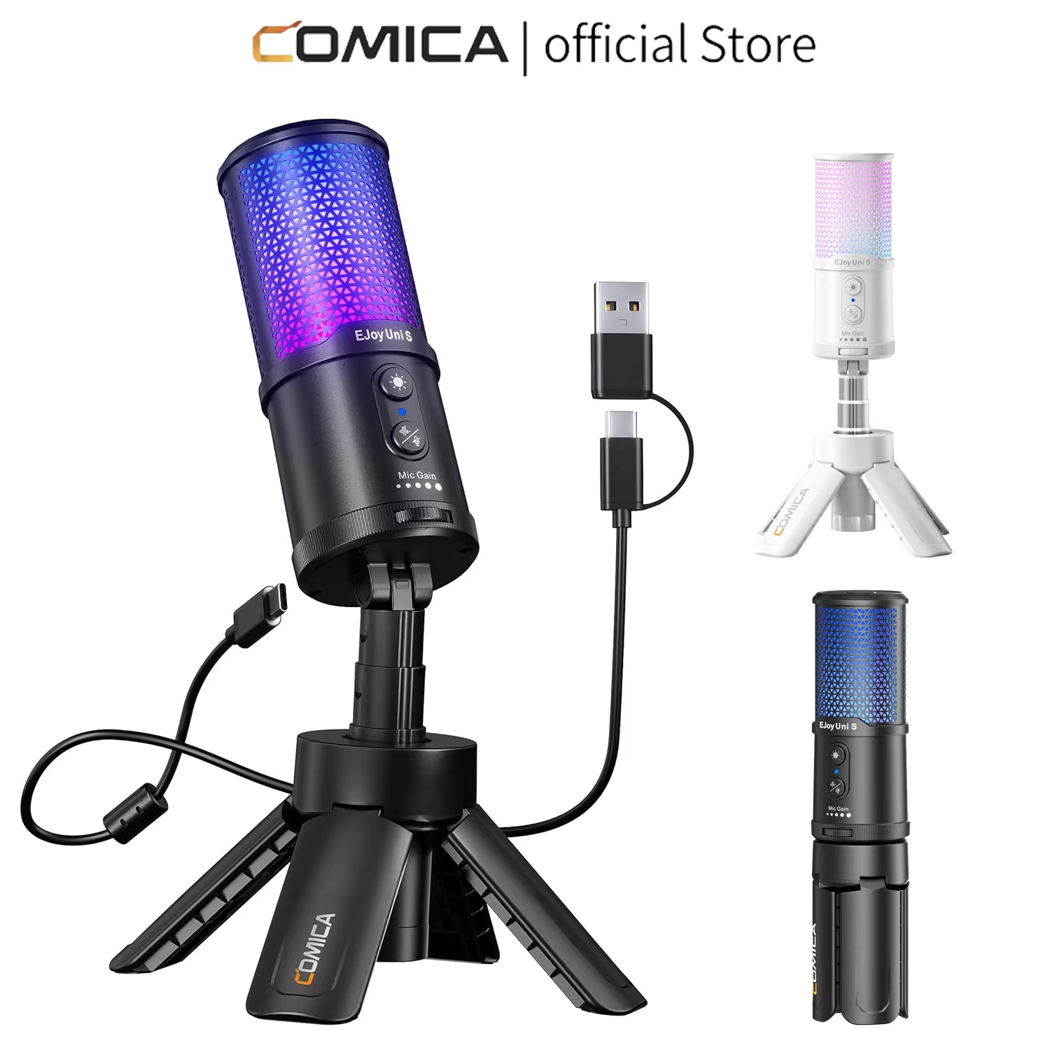 COMICA RGB Gaming USB Condense - Pc Gaming Youtuber 评论和价格