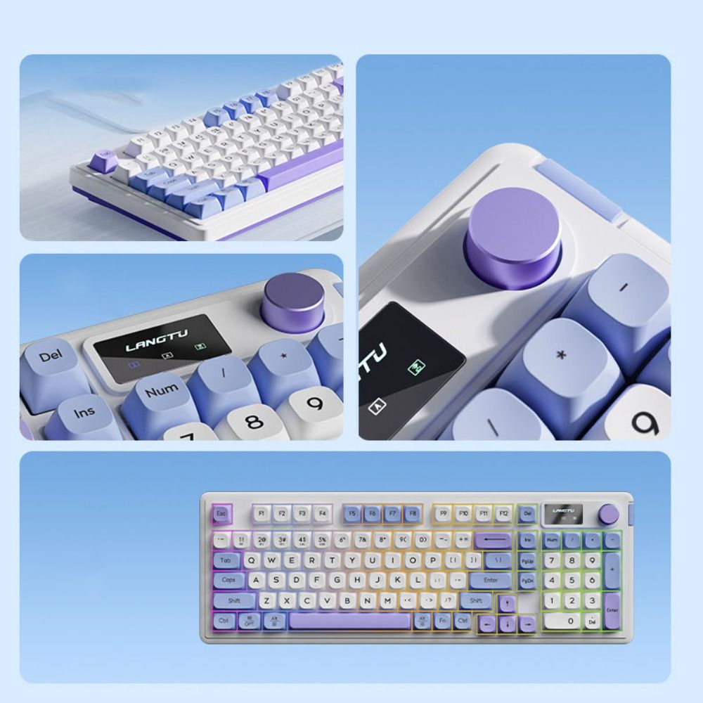 ABS Three Mode Mechanical Keyb - Anti-Ghosting Keyboard 评论和价格