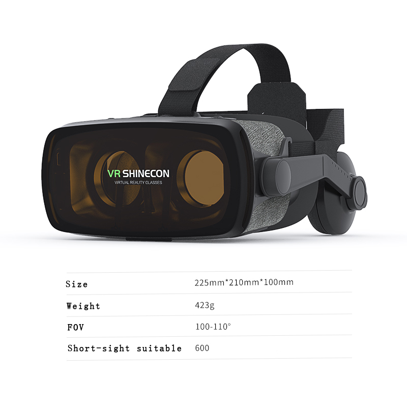 VR Shinecon Casque Viar 3D Gla - Vr Headset Pc 评论和价格